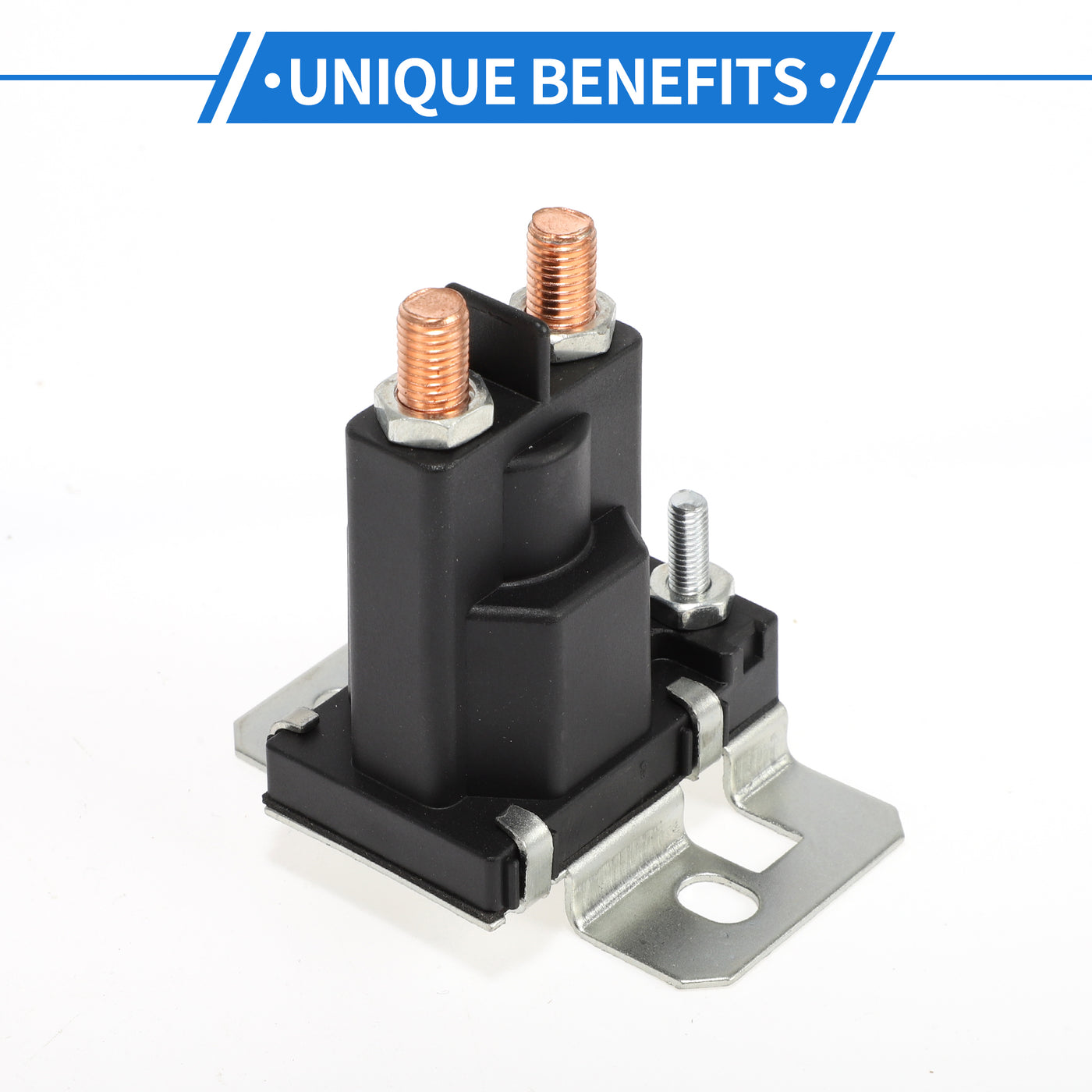 VekAuto Truck Continuous Duty Solenoid Current Battery Isolator Relay Kit 12V 80A 4 Terminal Relay for Freightliner White Rodgers, Durable Plastic Metal Black