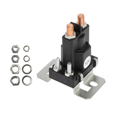 Harfington Truck Continuous Duty Solenoid Current Battery Isolator Relay Kit 12V 80A 4 Terminal Relay for Freightliner White Rodgers, Durable Plastic Metal Black