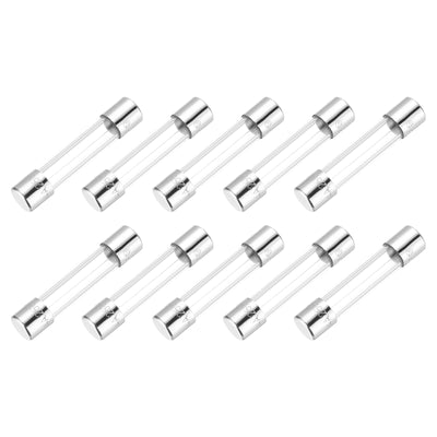 Harfington 4A 250V Glass Fuse 5x20mm Slow Blow Fuse Time Delay Fuse(Pack of 10)