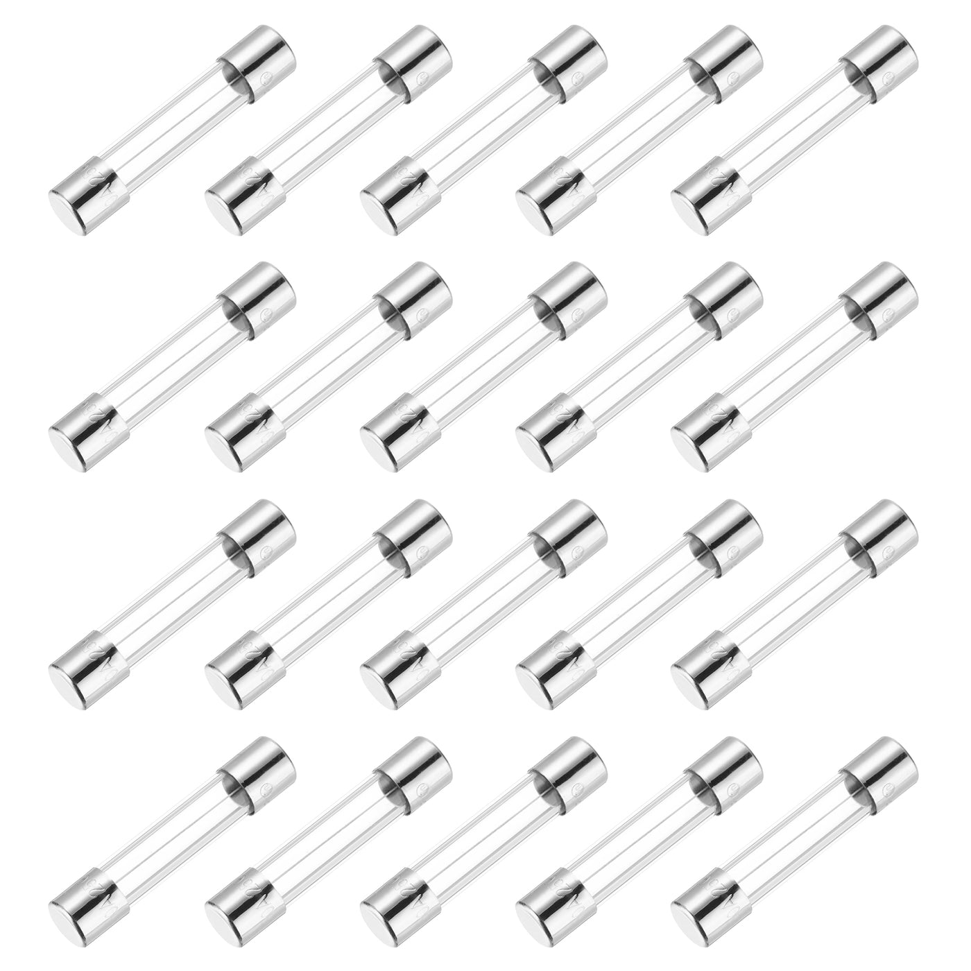 Harfington 10 A, 250 V, Glassicherung, 5 x 20 mm, Zeitverzögerungssicherung, UL-gelistet, träge Sicherung für Haushaltsgeräte (20 Stück)