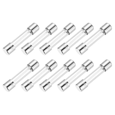 Harfington 20A 250V Glass Fuse 6x30mm Slow Blow Fuse Time Delay Fuse(Pack of 10)