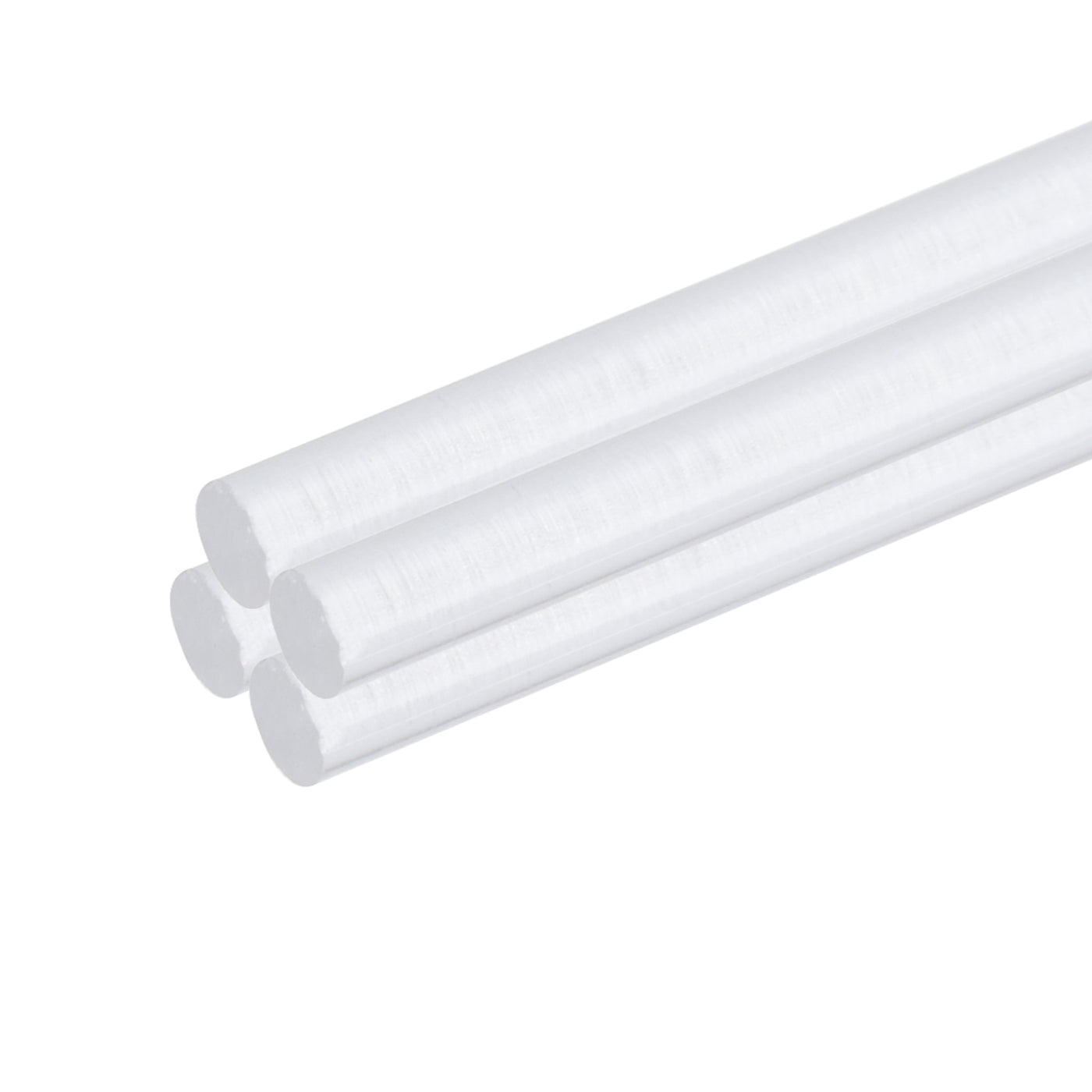 Harfington 4pcs Acrylic Round Rods 1/8" x 12" Clear Plastic Acrylic Dowel Rods