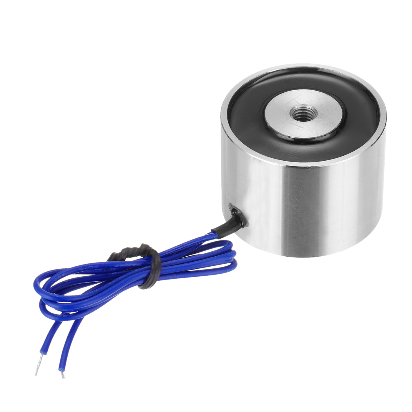 uxcell Uxcell Round Solenoid Electromagnet DC 12V 180N 44LB/20Kg Electric Magnet Electric Lifting Magnet for Automation Equipment