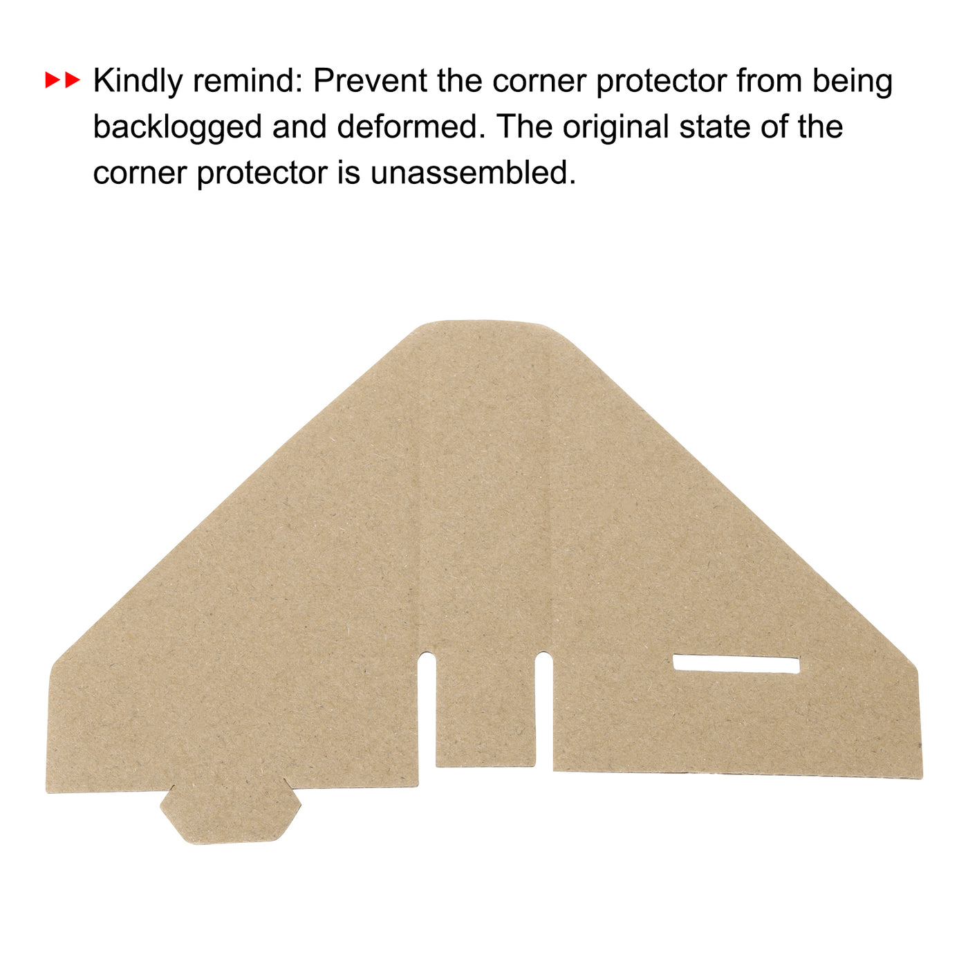 Harfington Adjustable Cardboard Corner Protector, Cardboard Edge Protector 7x7x3.5cm Pack of 100