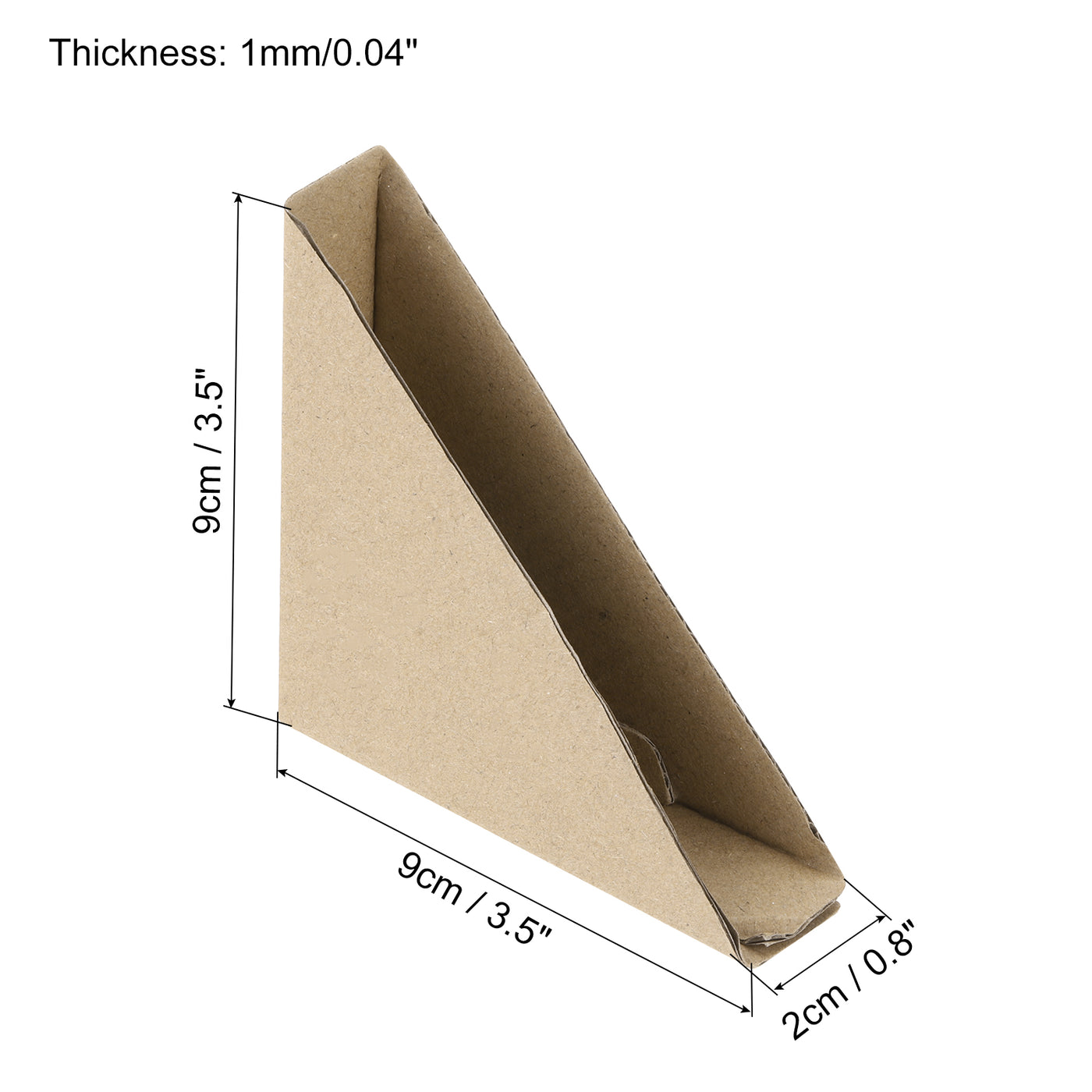 Harfington Verstellbarer Kartoneckenschutz, Kartonkantenschutz 9x9x2cm Packung mit 100