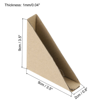 Harfington Adjustable Cardboard Corner Protector, Cardboard Edge Protector 9x9x2cm Pack of 100