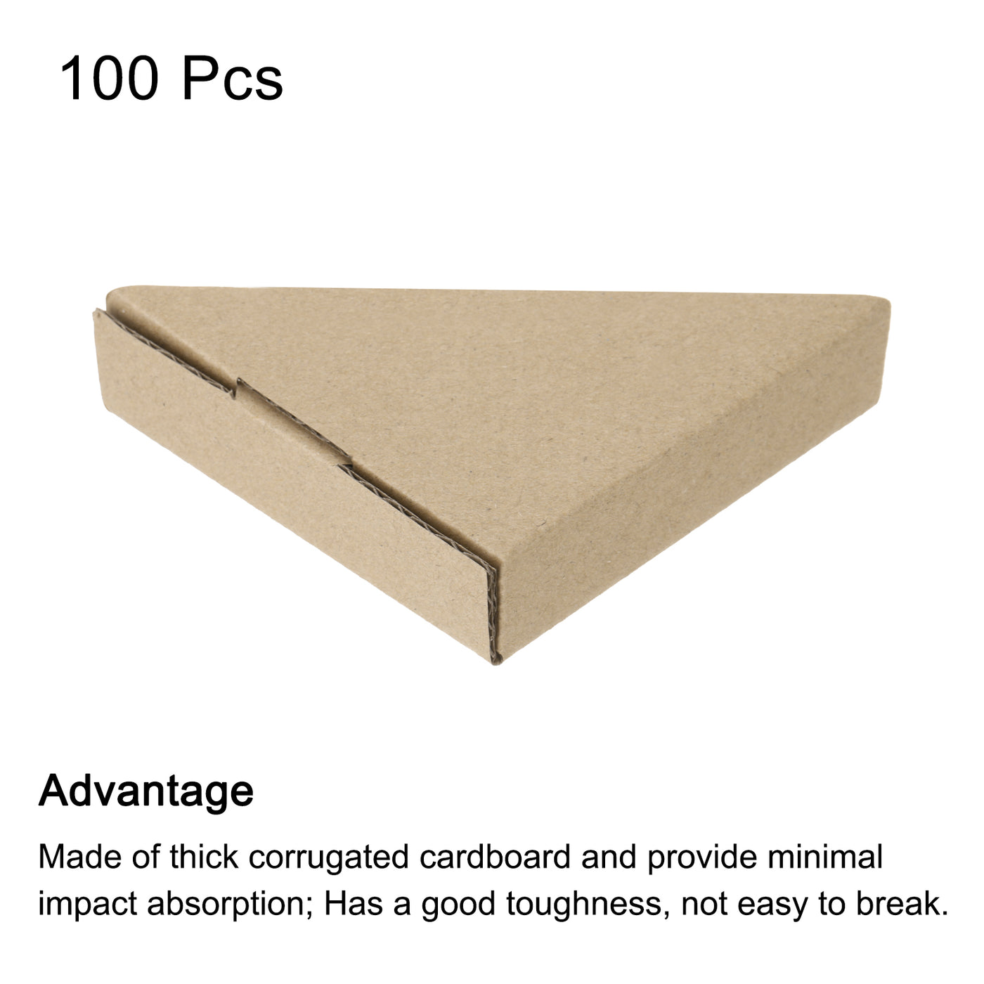 Harfington Adjustable Cardboard Corner Protector, Cardboard Edge Protector 9x9x2cm Pack of 100