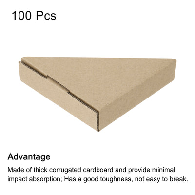 Harfington Adjustable Cardboard Corner Protector, Cardboard Edge Protector 9x9x2cm Pack of 100