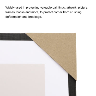 Harfington Adjustable Cardboard Corner Protector, Cardboard Edge Protector 9x9x2cm Pack of 100