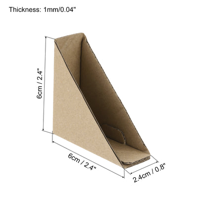 Harfington Adjustable Cardboard Corner Protector, Cardboard Edge Protector 6x6x2cm Pack of 100