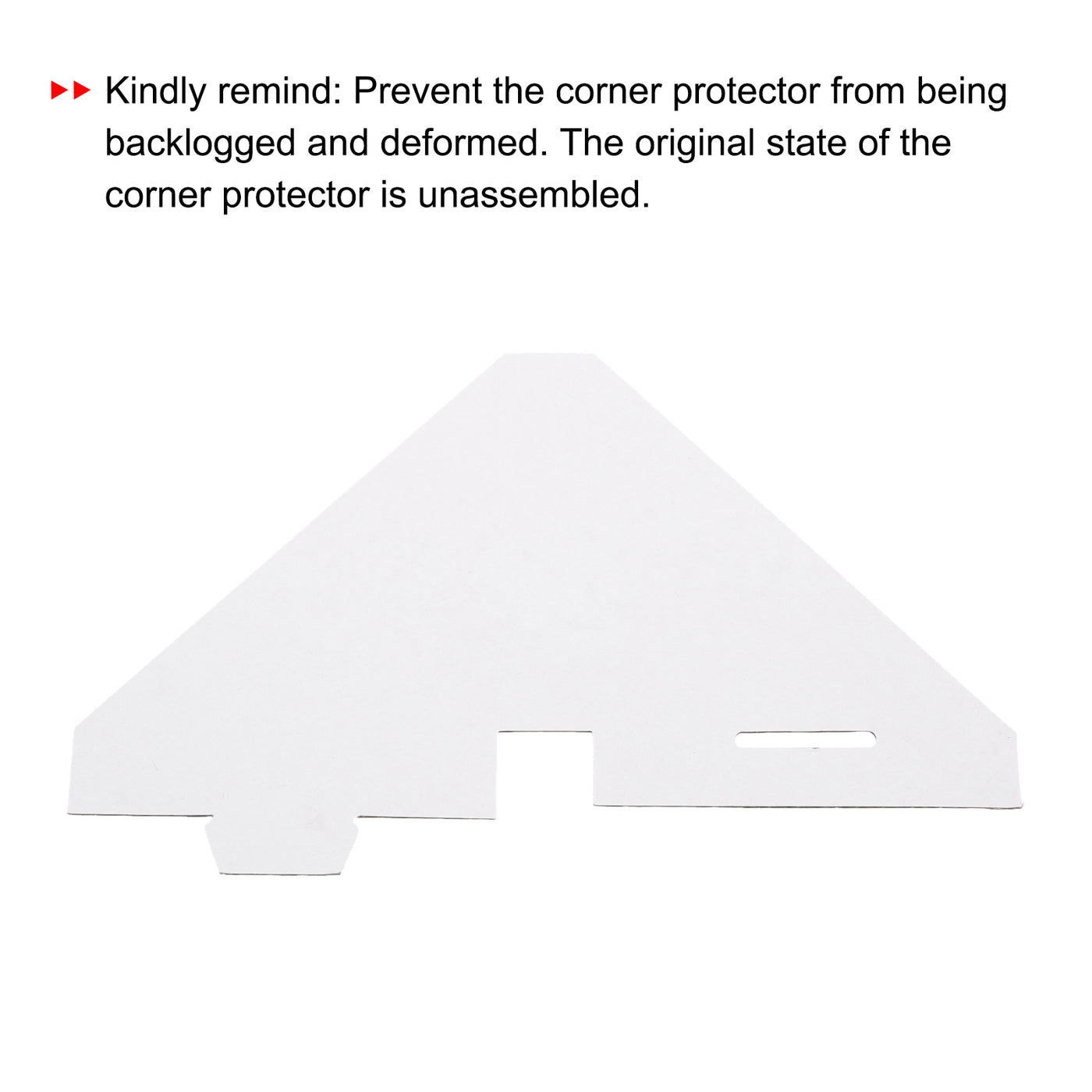 Harfington Adjustable Cardboard Corner Protector, Cardboard Edges Protector 9x9x2cm Pack of 40 White