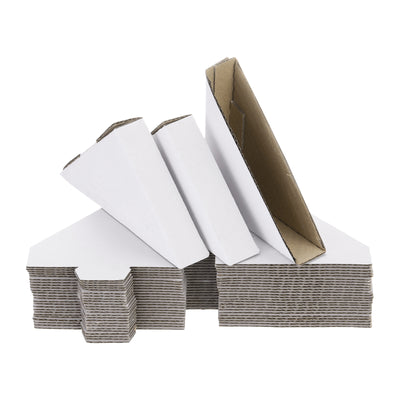 Harfington Adjustable Cardboard Corner Protector, Cardboard Edges Protector 9x9x2cm Pack of 40 White