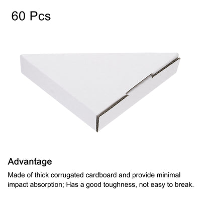 Harfington Adjustable Cardboard Corner Protector, Cardboard Edges Protector 9x9x2cm Pack of 60 White