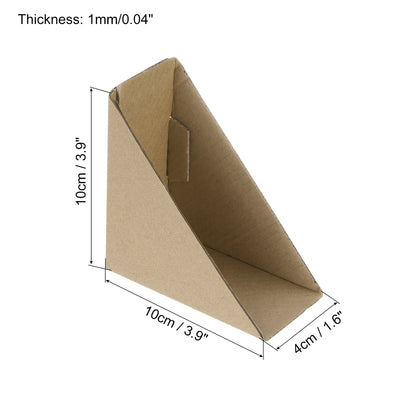 Harfington Adjustable Cardboard Corner Protector, Cardboard Edges Protector 10x10x4cm Pack of 40 Brown