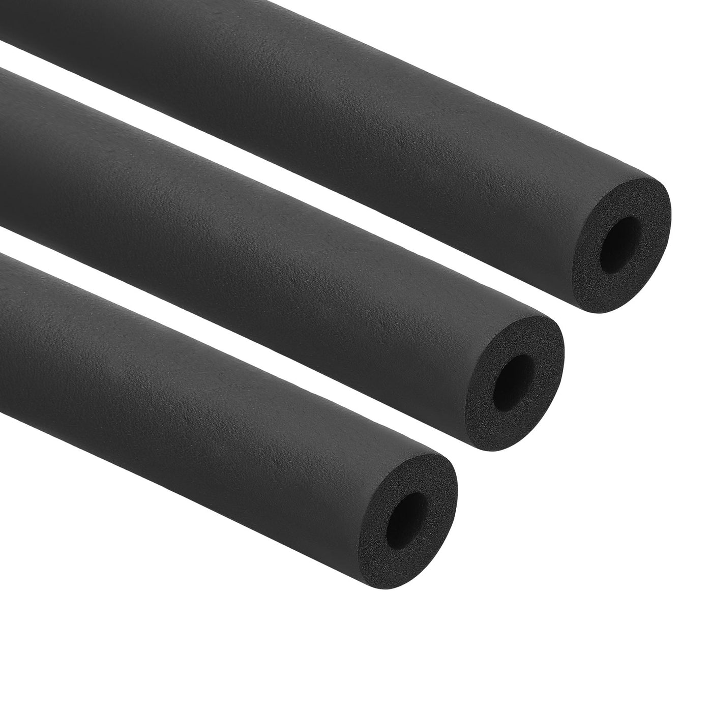 Harfington 1/4"(6mm) ID x6ft Rohr Isolierung Schaum 3Stk Rohr Abdeckung Wickel Roll Stange Polsterung Schlauch für Griff HVAC Draußen Klima Anlagen