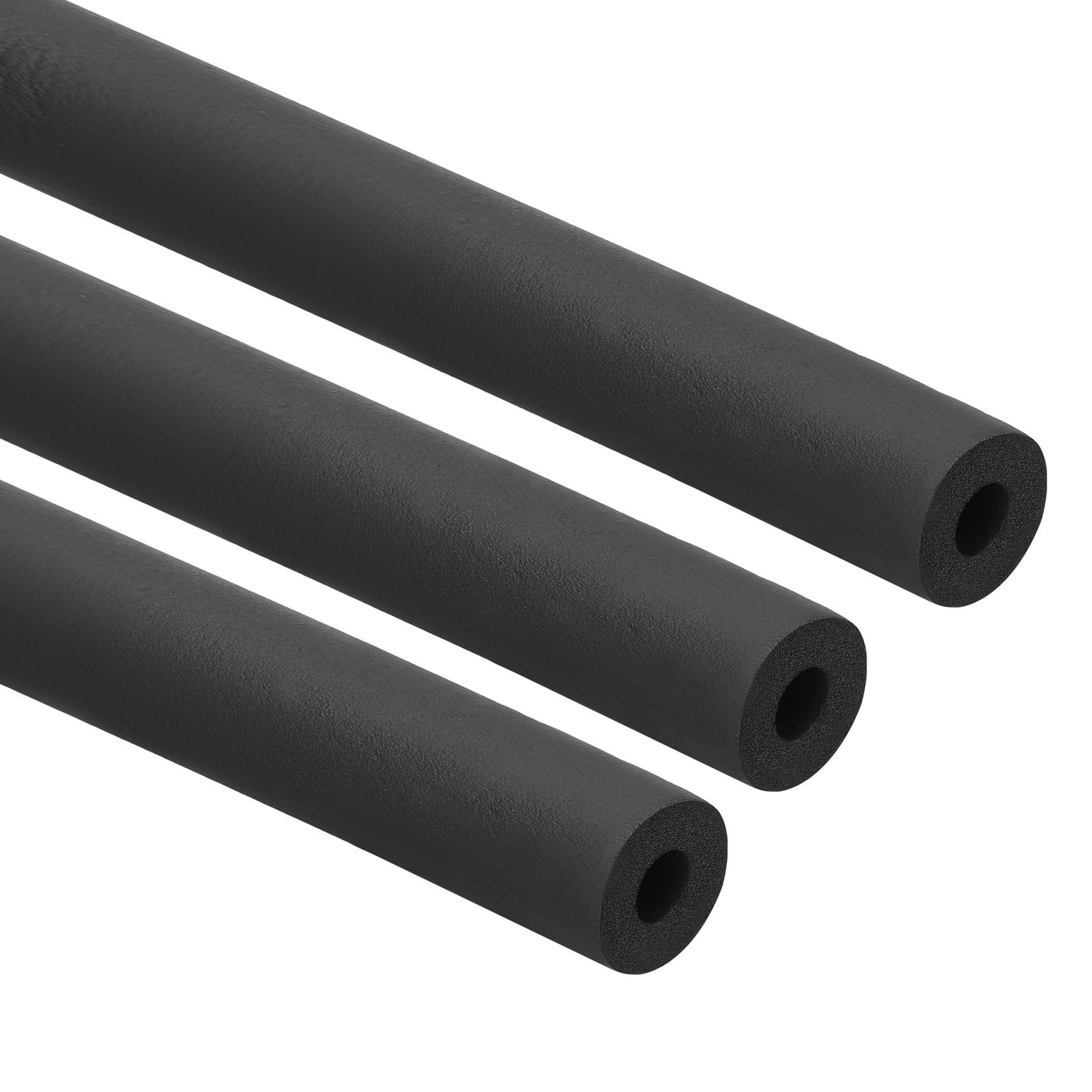 Harfington 1/2"(13mm) ID x6ft Rohr Isolierung Schaum 3Stk Rohr Abdeckung Wickel Roll Stange Polsterung Schlauch für Griff HVAC Draußen Klima Anlagen