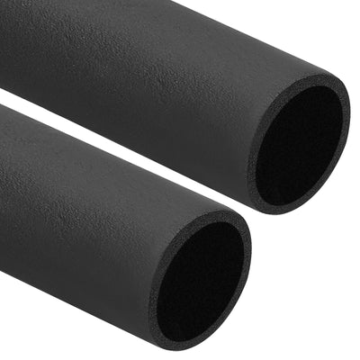 Harfington 1-7/8"(48mm) ID x6ft Rohr Isolierung Schaum 2Stk Rohr Abdeckung Wickel Roll Stange Polsterung Schlauch für Griff HVAC Draußen Klima Anlagen