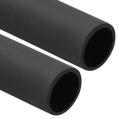 Harfington 2"(51mm) ID x6ft Rohr Isolierung Schaum 2Stk Rohr Abdeckung Wickel Roll Stange Polsterung Schlauch für Griff HVAC Draußen Klima Anlagen