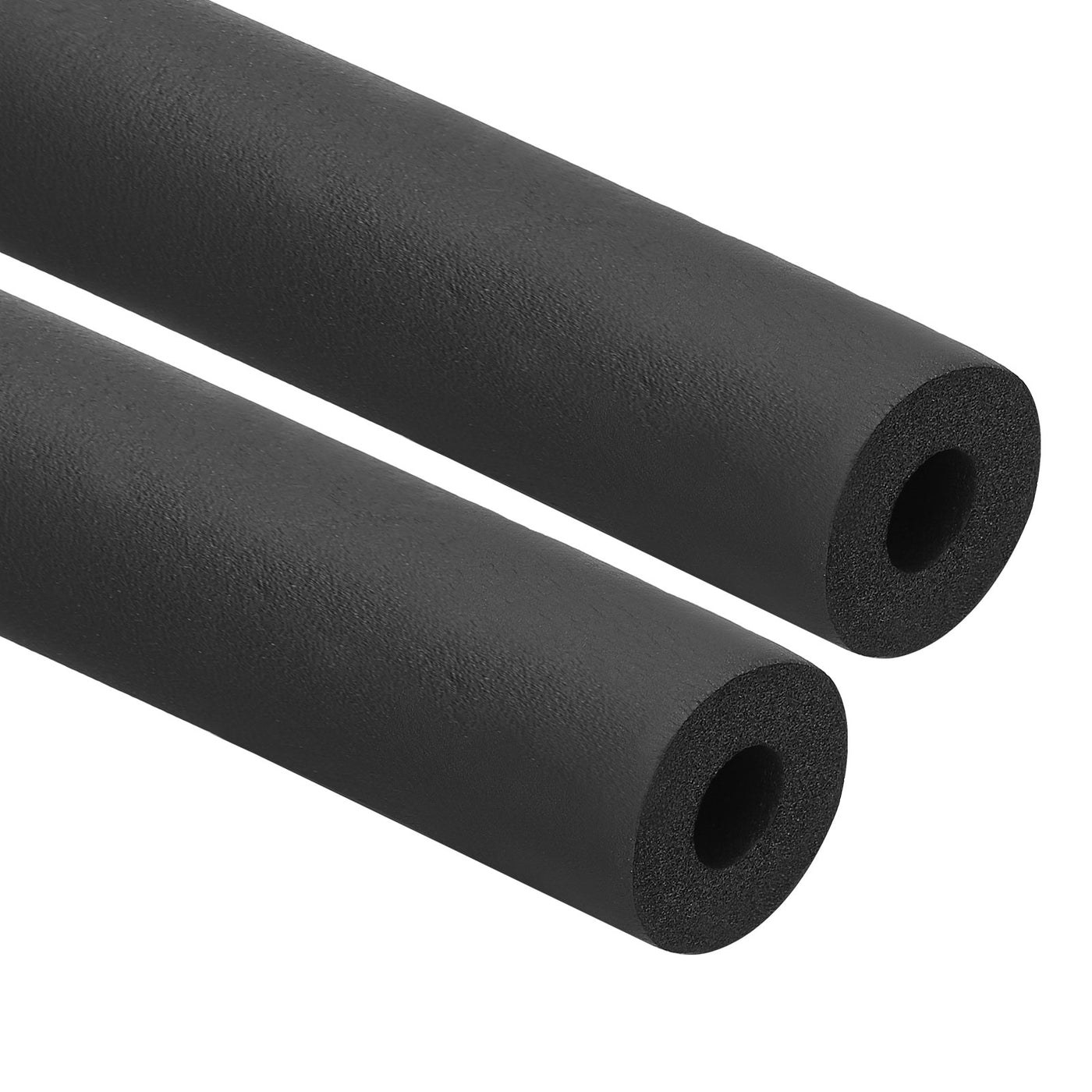 Harfington 1"(25mm) ID x6.6ft Rohr Isolierung Schaum 2Stk Rohr Abdeckung Wickel Roll Stange Polsterung Schlauch für Griff HVAC Draußen Klima Anlagen