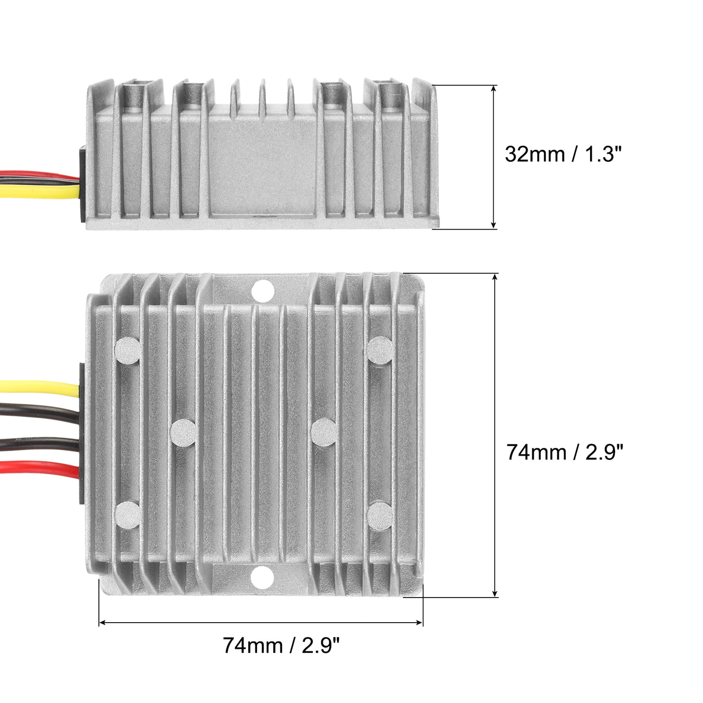 Harfington DC 12V/24V to DC 9V Power Converter 10A 90W Voltage Step Down Big Power Supply