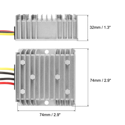 Harfington DC 12V/24V to DC 9V Power Converter 10A 90W Voltage Step Down Big Power Supply