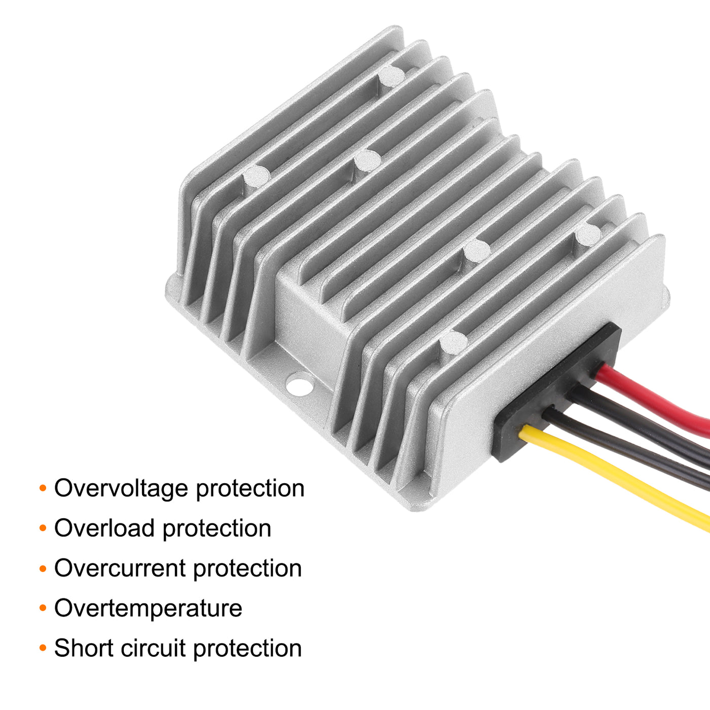 Harfington DC 60V/72V zu DC 12V Spannungswandler 10A 120W Step-Down-Wandler Spannungsreduzierer IP67 Wasserdichter Transformator Stromversorgungsmodul Netzteil für Auto LKW Solaranlage