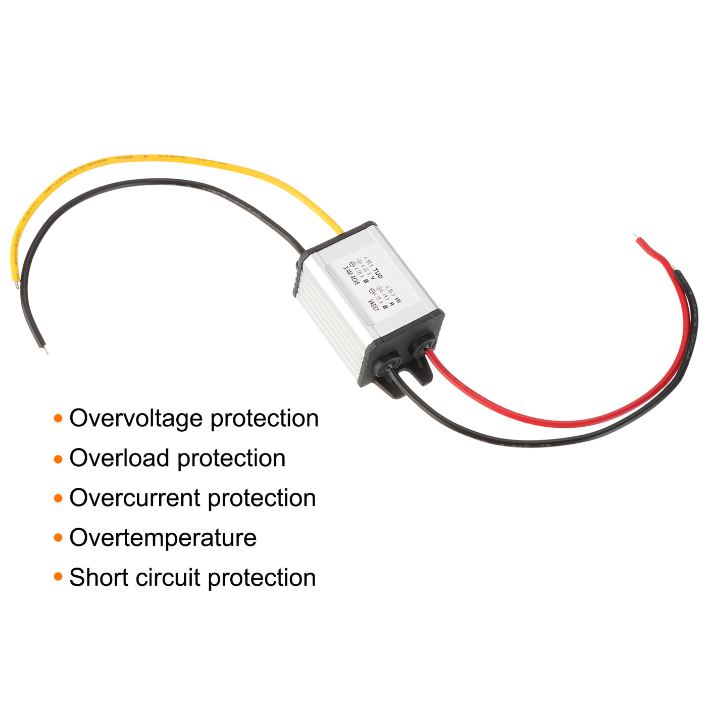 Harfington 2 Stücke DC 12V/24V auf DC 9V Spannungswandler 3A 27W Step-Down-Wandler Spannungsreduzierer IP67 Wasserdichter Transformator Netzteil Modul Netzadapter für Auto LKW Solaranlage