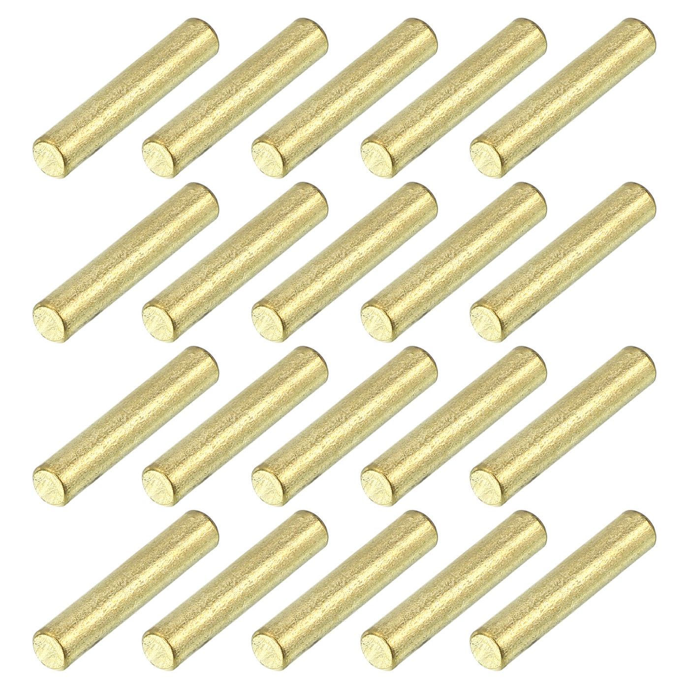 uxcell Uxcell 60 Pcs Shelf Bracket Peg 5x25mm Nickel Plated Holder Support Pins for Cupboard