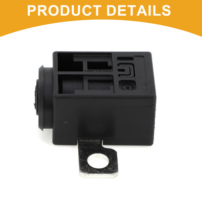 Harfington Battery Fuse Overload Protection Trip Relay Alternator Overvoltage Protector No.4N0915519 - Car Battery Disconnect Fuse Box - for VW Tiguan 17-22 Plastic Black - 1 Pc