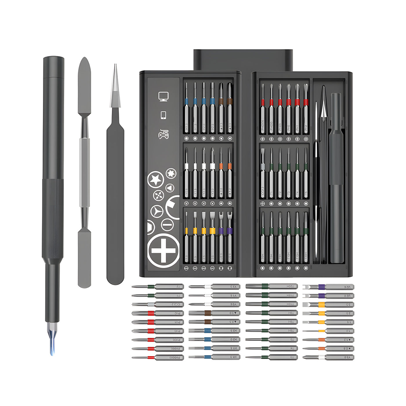 Harfington S2 Alloy Steel Phosphate Coated Magnetic Manual Screwdriver Sets