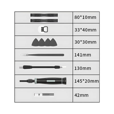 Harfington 152-in-1 Cr-V Steel Phosphate Coated Precision Instrument Screwdriver Repair Kits