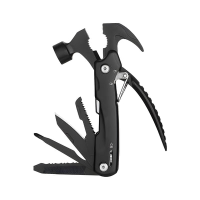 Harfington Multifunctional Claw Hammer Multifunctional for Nail Removal Life-saving Pliers Outdoor Camping