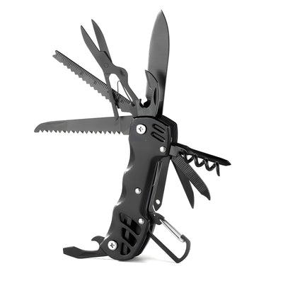 Harfington 2CR13, Aluminum Steel Outdoor Multifunctional Folding Tools