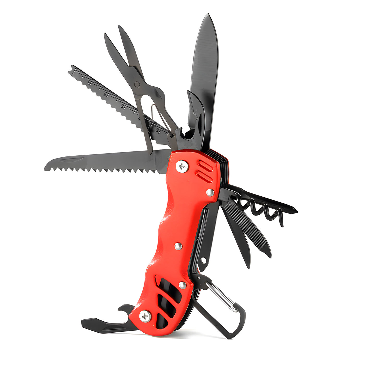 Harfington 2CR13, Aluminum Steel Outdoor Multifunctional Folding Tools