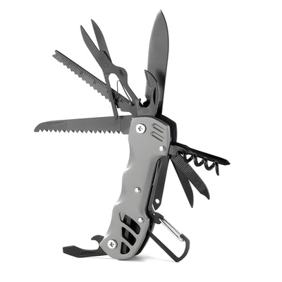 Harfington 2CR13, Aluminum Steel Outdoor Multifunctional Folding Tools