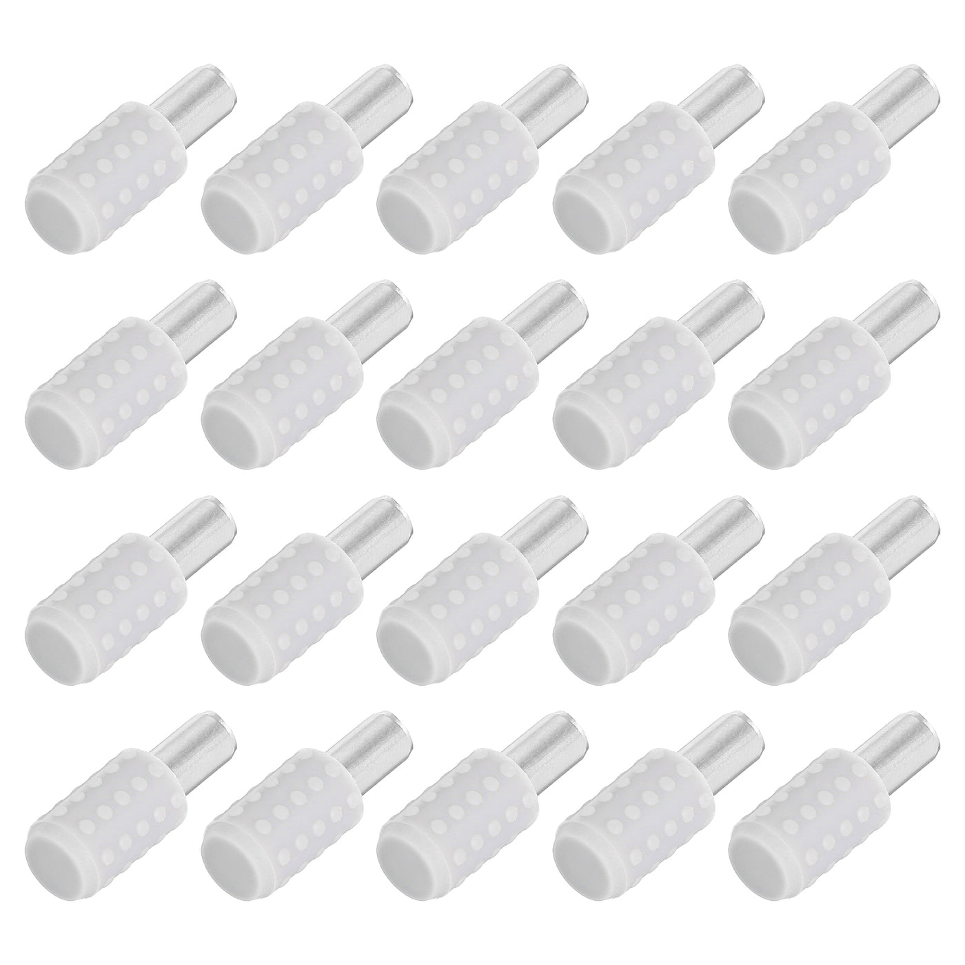 uxcell Uxcell 25 Pcs Shelf Bracket Peg Metal 5mm Dia 9.5mm Installation Depth Holder