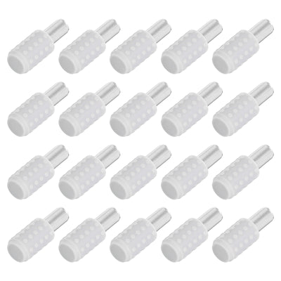 Harfington Uxcell 25 Pcs Shelf Bracket Peg Metal 5mm Dia 9.5mm Installation Depth Holder