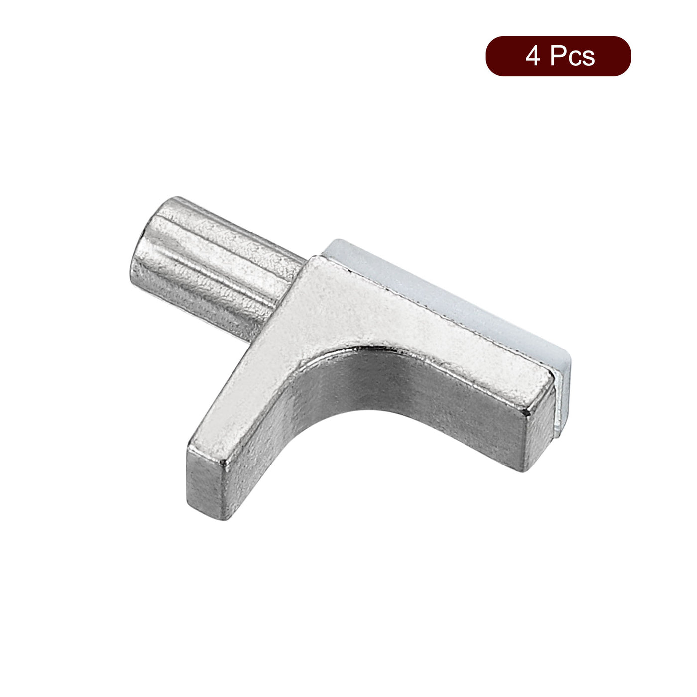 uxcell Uxcell 4 Pcs Shelf Support Pegs, 7.5mm Pin Length Zinc Alloy Shelf Peg A, Nickel Color