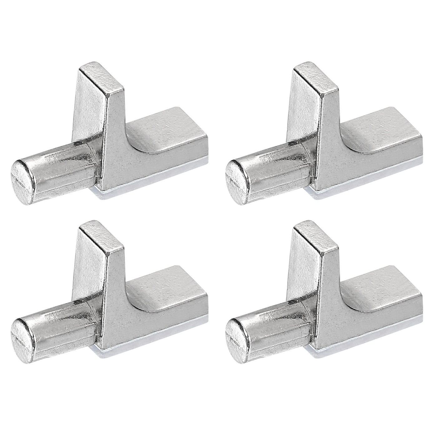 uxcell Uxcell 4 Pcs Shelf Support Pegs, 7.5mm Pin Length Zinc Alloy Shelf Peg A, Nickel Color