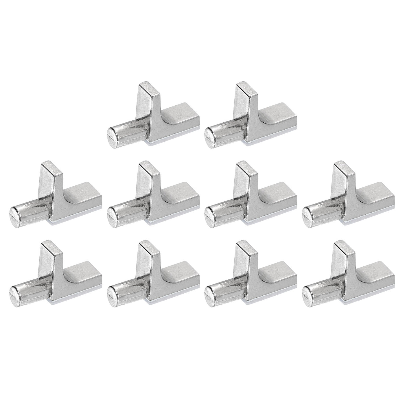 uxcell Uxcell 10 Pcs Shelf Support Pegs, 7.5mm Pin Length Zinc Alloy Shelf Peg A, Nickel Color