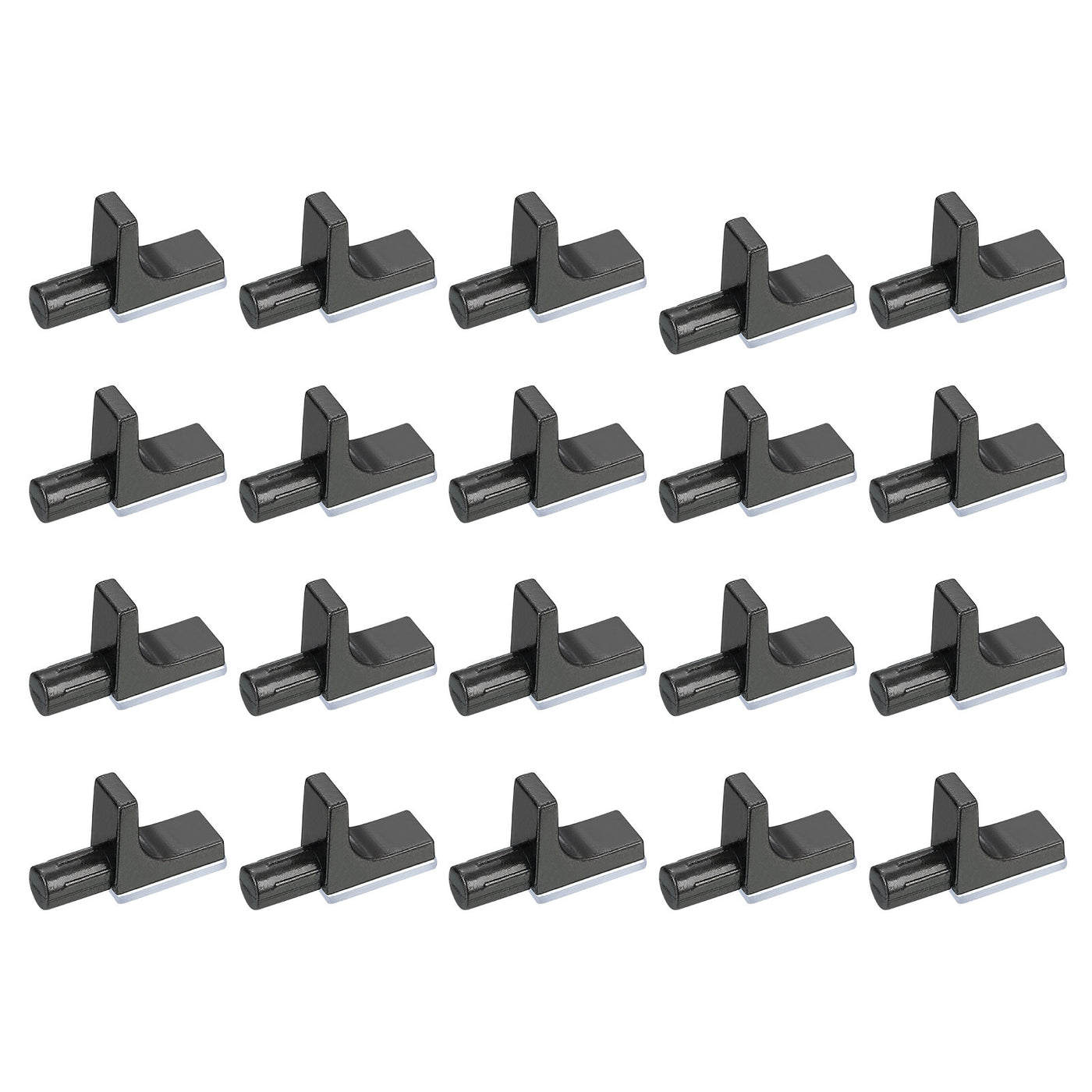 uxcell Uxcell 30 Pcs Shelf Support Pegs, 7.5mm Pin Length Zinc Alloy Shelf Peg A, Black