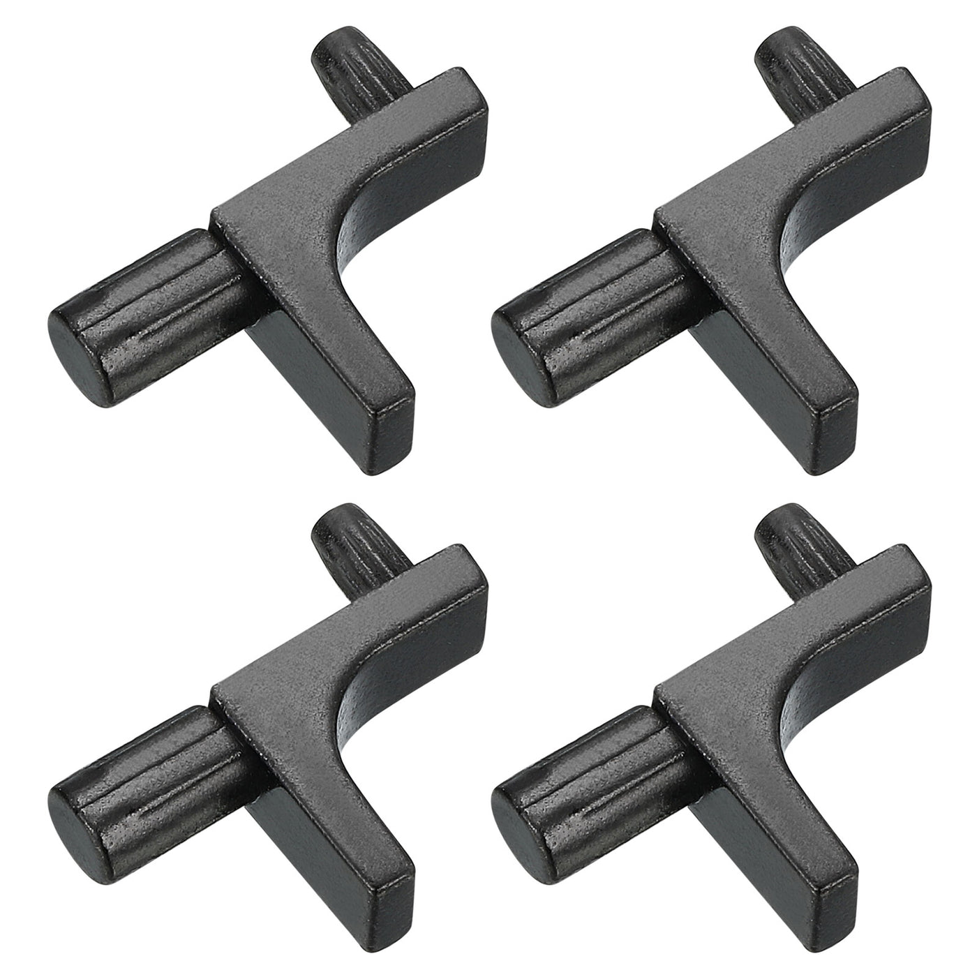 uxcell Uxcell 4 Pcs Shelf Support Pegs, 7.5mm Pin Length Zinc Alloy Shelf Peg E, Black