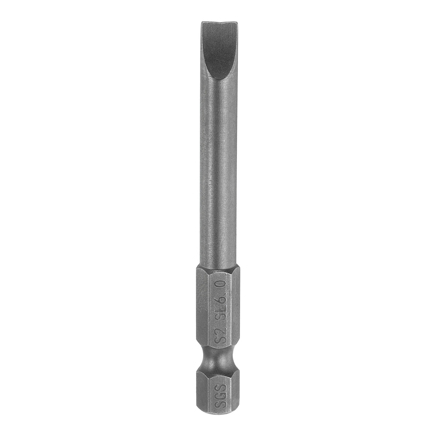 Harfington SL6 Magnetic Slotted Screwdriver Bits 6mm Flat Head Screwdriver Bit 2.6"