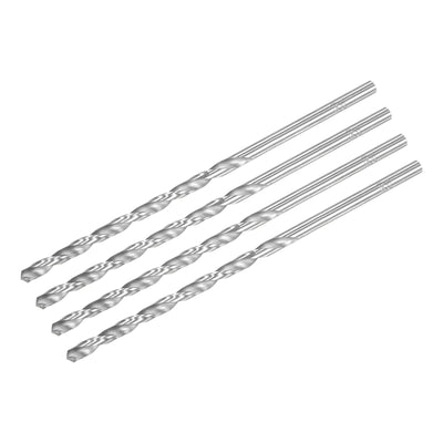 Harfington Uxcell 5.5mm Twist Drill Bits, High-Speed Steel Extra Long Drill Bit 160mm Length 4pcs