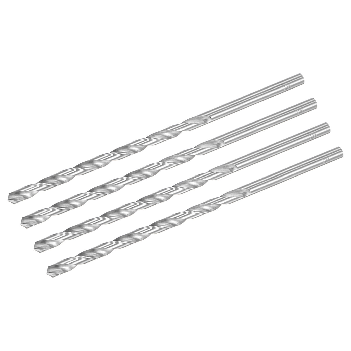 uxcell Uxcell 8.5mm Twist Drill Bits, High-Speed Steel Extra Long Drill Bit 250mm Length 4pcs