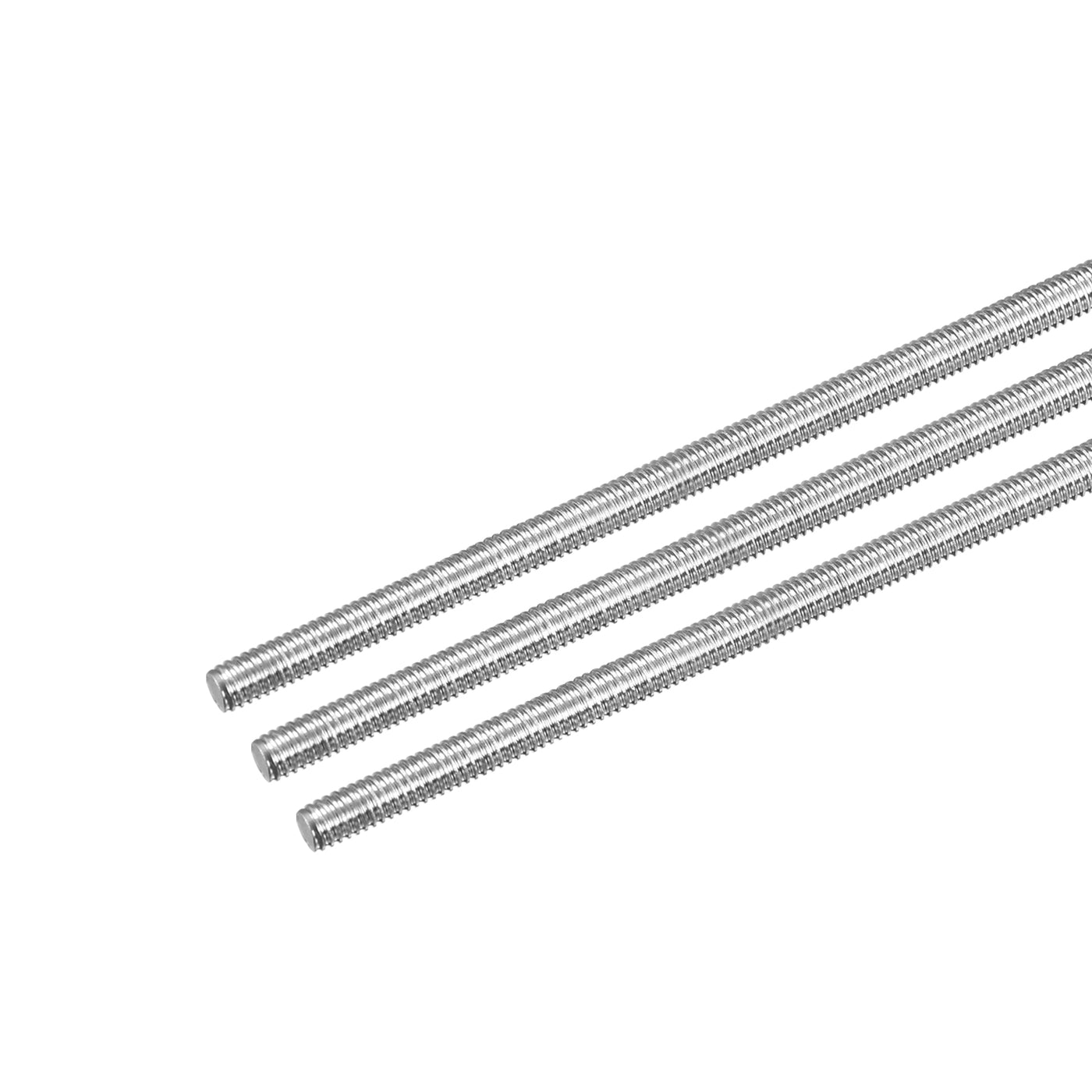 Harfington Fully Threaded Rod M4 x 170mm 0.7mm Pitch 304 Stainless Steel Right Hand 3pcs