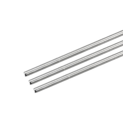 Harfington Fully Threaded Rod M5 x 160mm 0.8mm Pitch 304 Stainless Steel Right Hand 3pcs