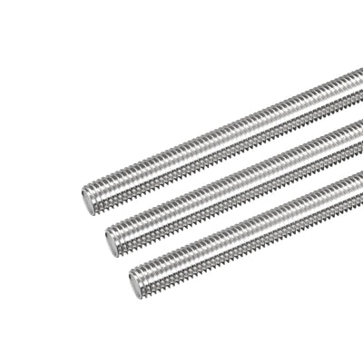 Harfington Fully Threaded Rod M10 x 160mm 1.5mm Pitch 304 Stainless Steel Right Hand 3pcs