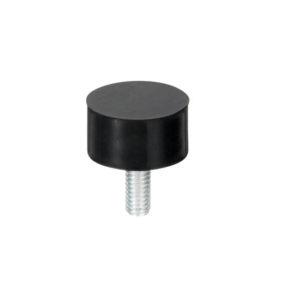 Harfington Uxcell M4 Thread Rubber Mounts, Vibration Isolators, Cylindrical W Studs 15 x 8mm