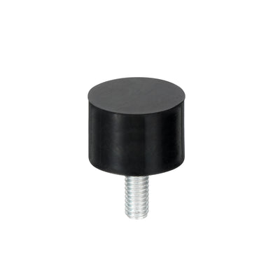 Harfington Uxcell M4 Thread Rubber Mounts, Vibration Isolators, Cylindrical W Studs 15 x 10mm